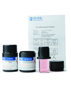 Solutions Étalons Standards de chlore libre Cal Check ™ (Gamme étroite et Gamme Ultra Large) - HI97710-11