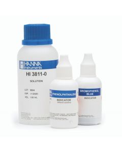 Réactifs de remplacement du kit de test d'alcalinité (110 tests) - HI3811-100