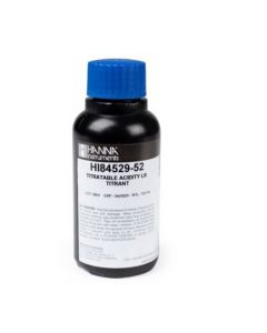 Solution de Titrage pour le mini titrateur de produits laitiers Gamme étroite 50 - HI84529-52