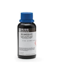 Titrant à gamme large pour l'acidité titrable dans le mini titreur de jus de fruits - HI84532-51