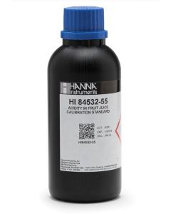 Solution d'étalonnage de pompe pour l'acidité titrable dans le mini titrateur de jus de fruits - HI84532-55