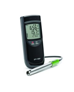 pH mètre / Rédox / température portable étanche avec contrôle du capteur - HI991003